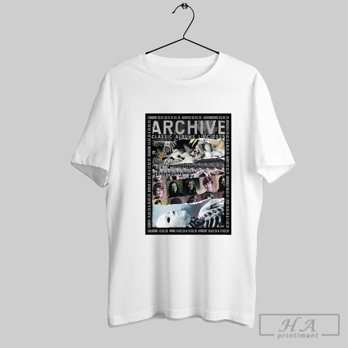 Archive Classic Albums Live 2025 Official Poster T Shirt