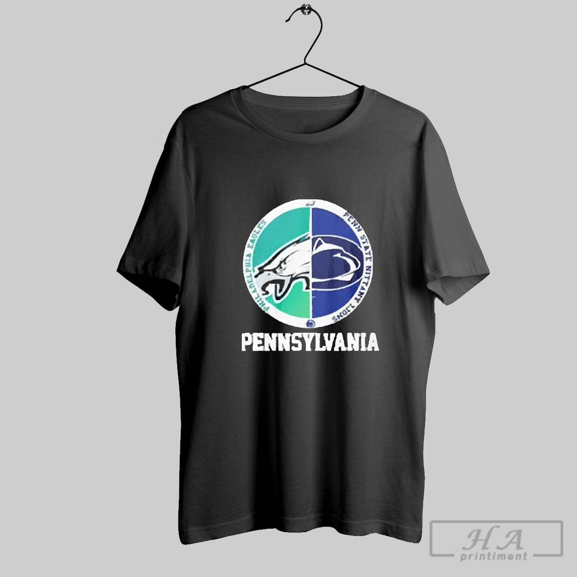 Best Pennsylvania With Philadelphia Eagles Vs Penn State Nittany Lions 2025 T Shirt And Hoodied