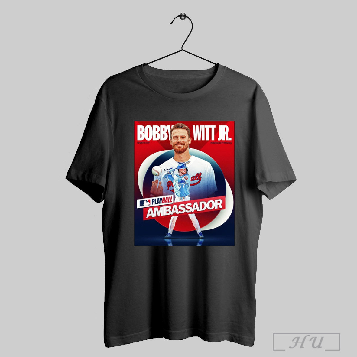 Bobby Witt Jr Kansas City Royals Mlb Playball Ambassador Shortstop Poster T Shirt Sweatshirt