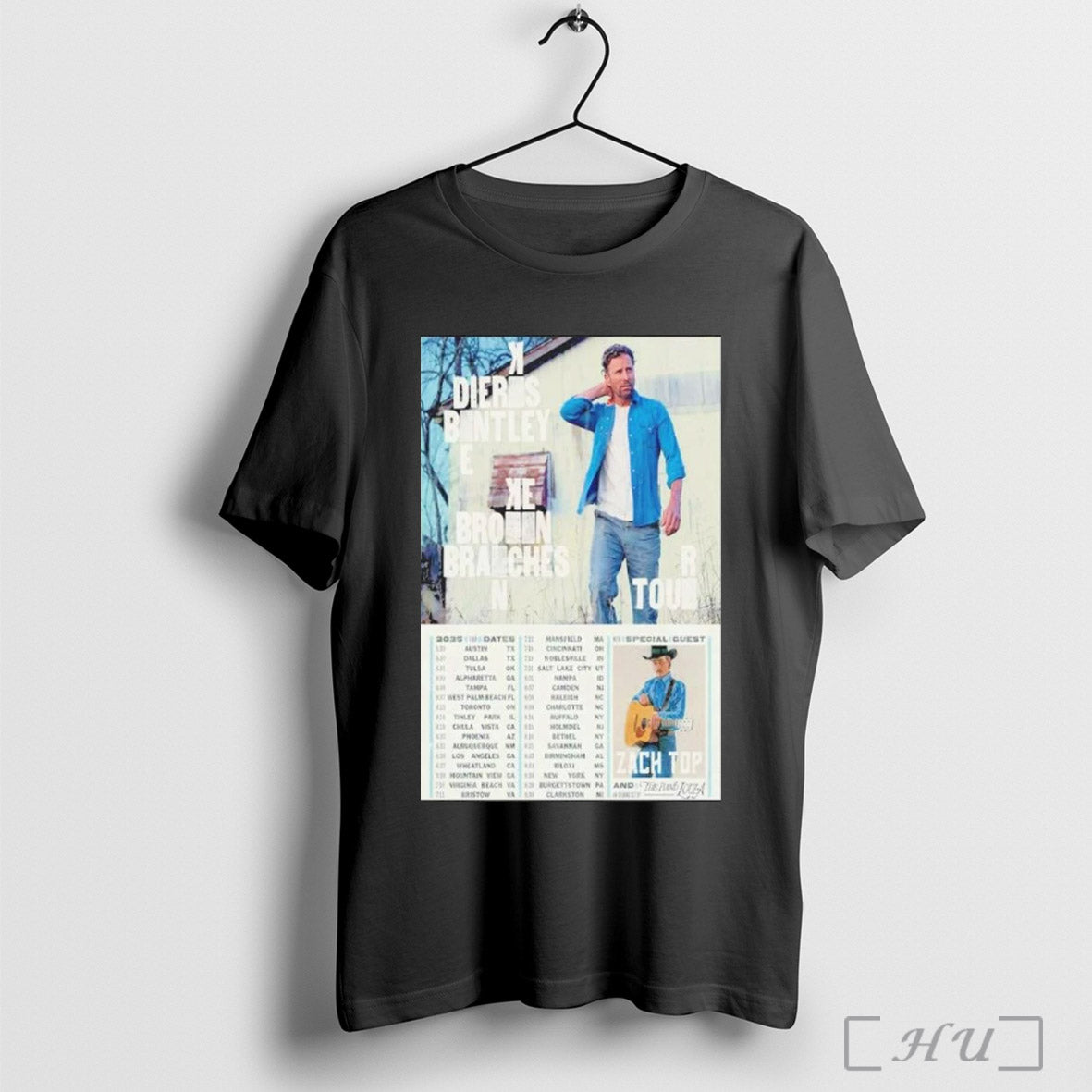 Dierks Bentley Broken Branches 2025 Concert Poster T Shirt Sweatshirt