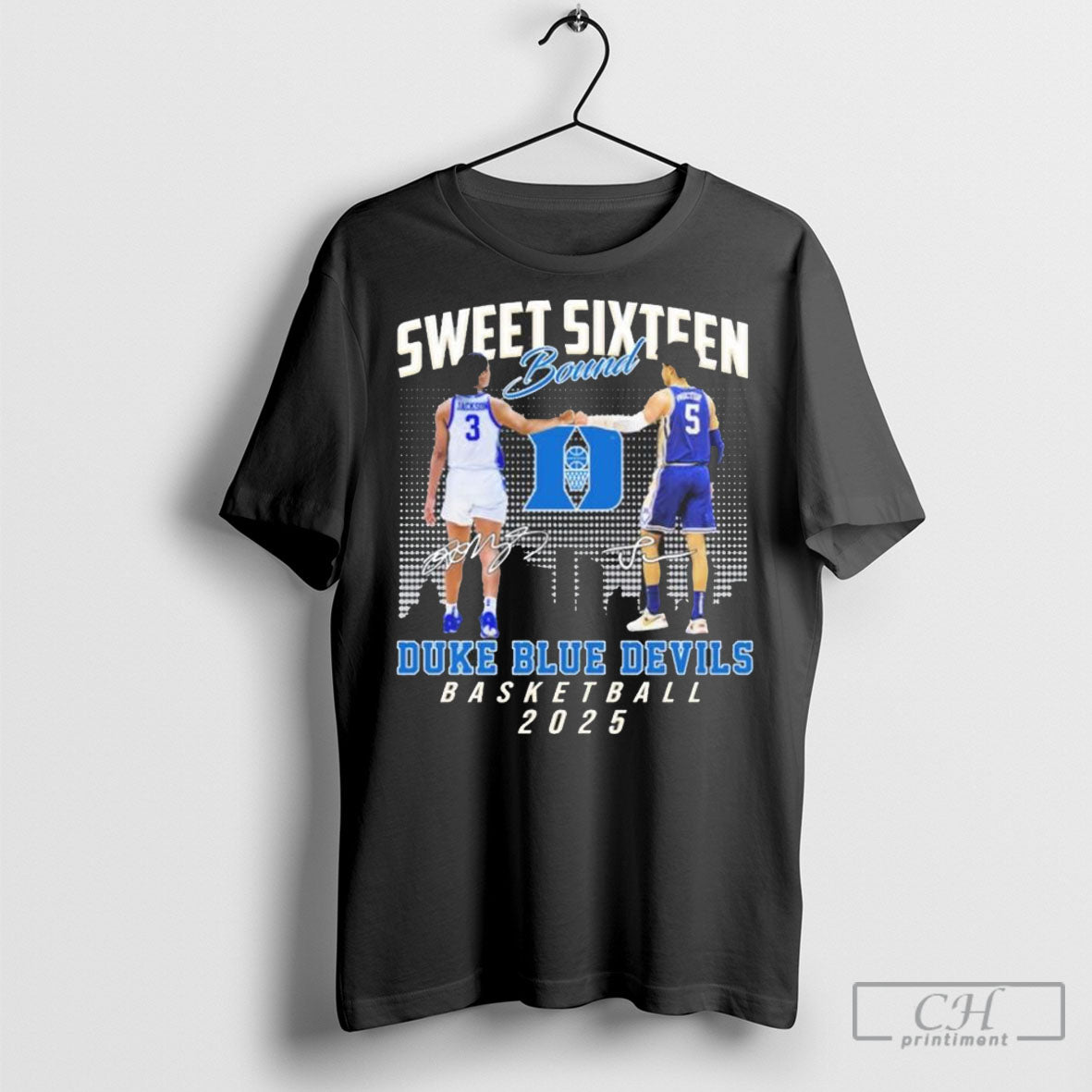 Duke Blue Devils Tyrese Proctor And Ashlon Jackson Sweet 16 Shirt Sweatshirt Poster
