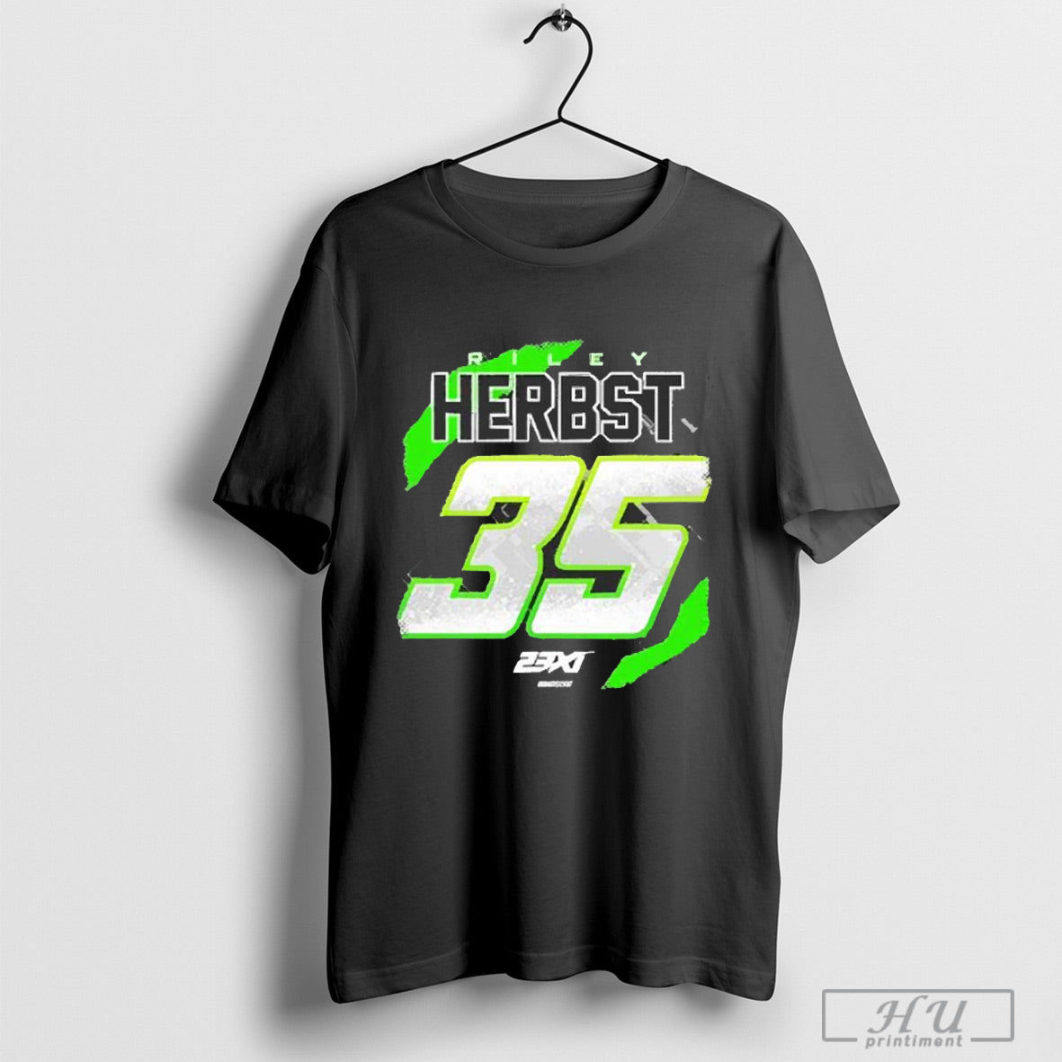 Funny Riley Herbst 23xi Racing Name Number 2025 T Shirt And Long Sleeved Sweatshirt Poster