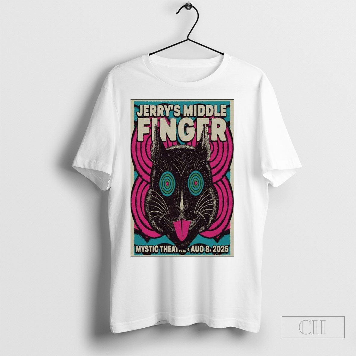 Jerrys Middle Finger Petaluma Ca 8 8 2025 Poster T Shirt