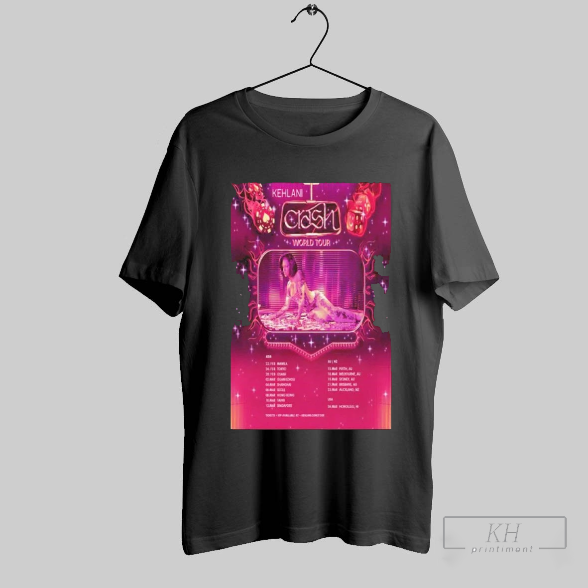 Kehlani Crash World Tour 2025 Poster T Shirt T Shirt