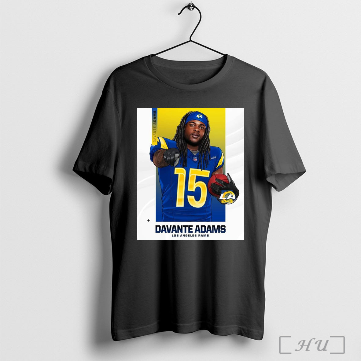 Los Angeles Rams Football Nfl Davante Adams Las Newest Star Painting Poster T Shirts Sweatshirt