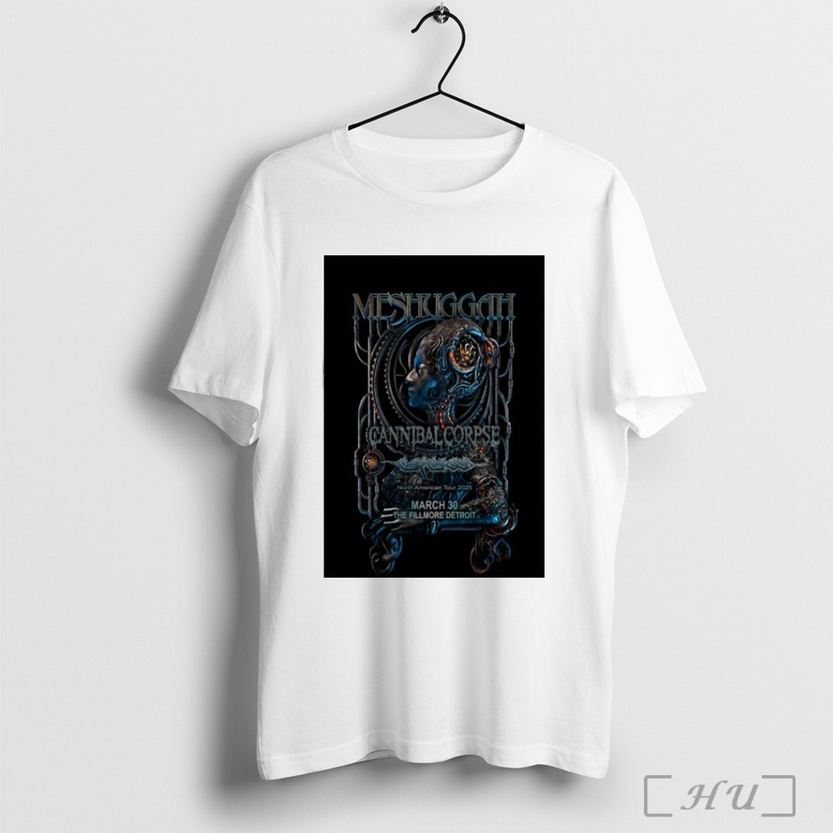Meshuggah March 30 2025 The Fillmore Detroit Poster T Shirt Sweatshirt