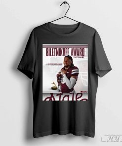 Mississippi State Bulldogs Biletnikoff Award Watchlist Kevin Lamar Coleman Jr Signature Poster T-shirt
