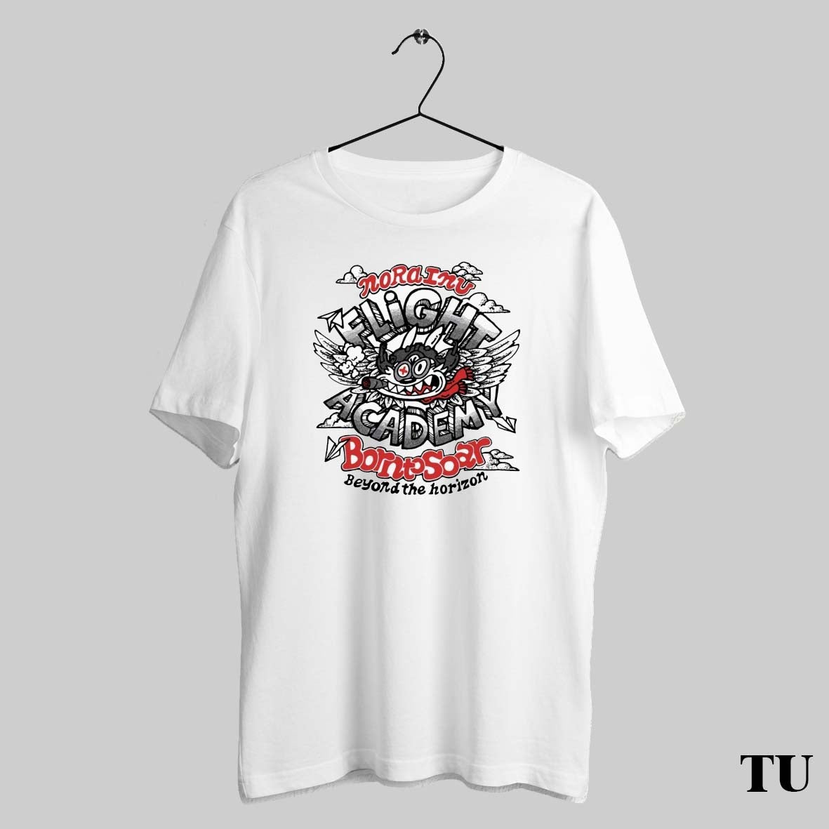 Nora Inu Flight Academy Born To Soar Beyond The Horizon T Shirtscutom Poster Coffee Mugs
