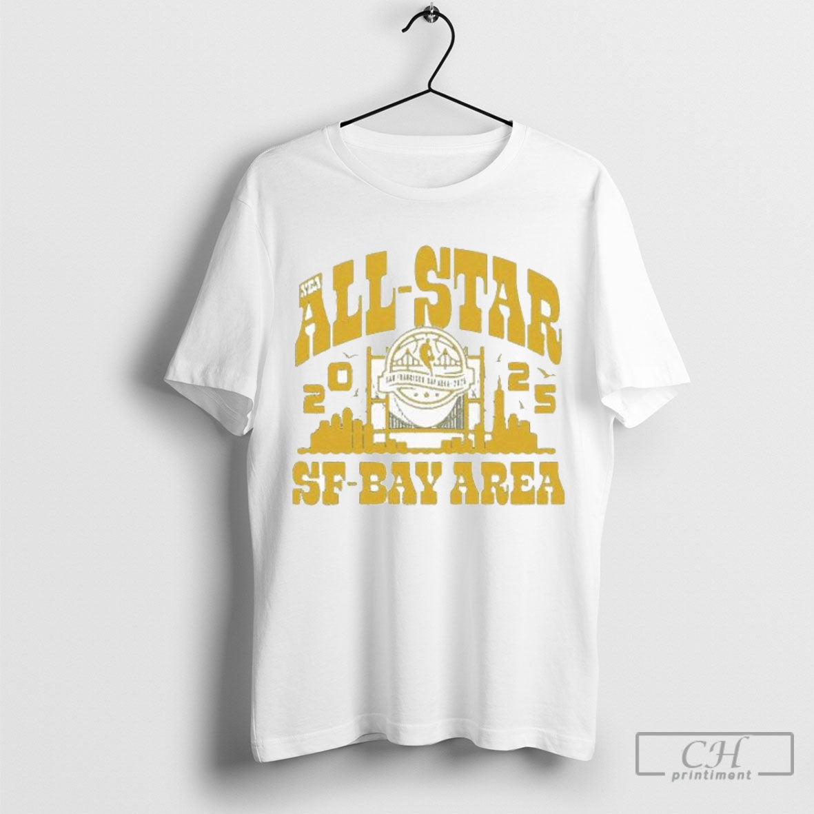 Official 2025 Nba All Star Game Sportiqe Sf Bay Area Bridge Tri Blend Comfy Shirt Poster Ornaments