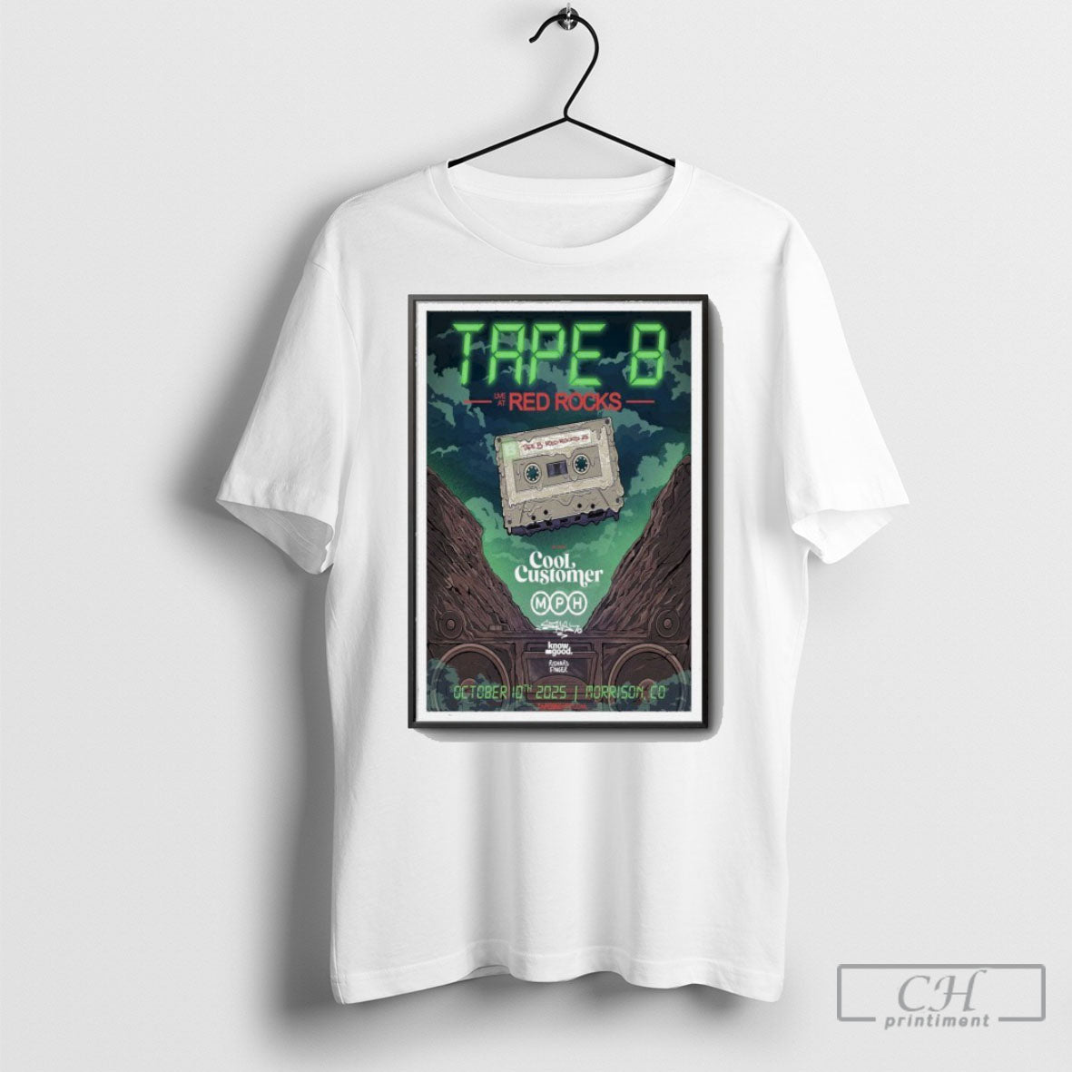 Official 2025 Tape B Red Rocks Amphitheatre Poster Shirt Sweatshirt