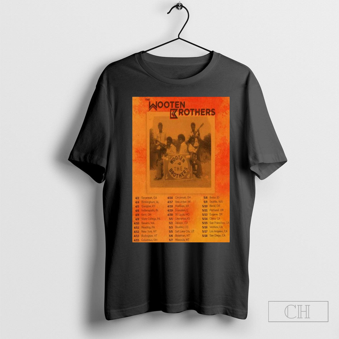 Official Apr 3 2025 The Wooten Brothers Poster Savannah Ga Shirt Sweatshirt