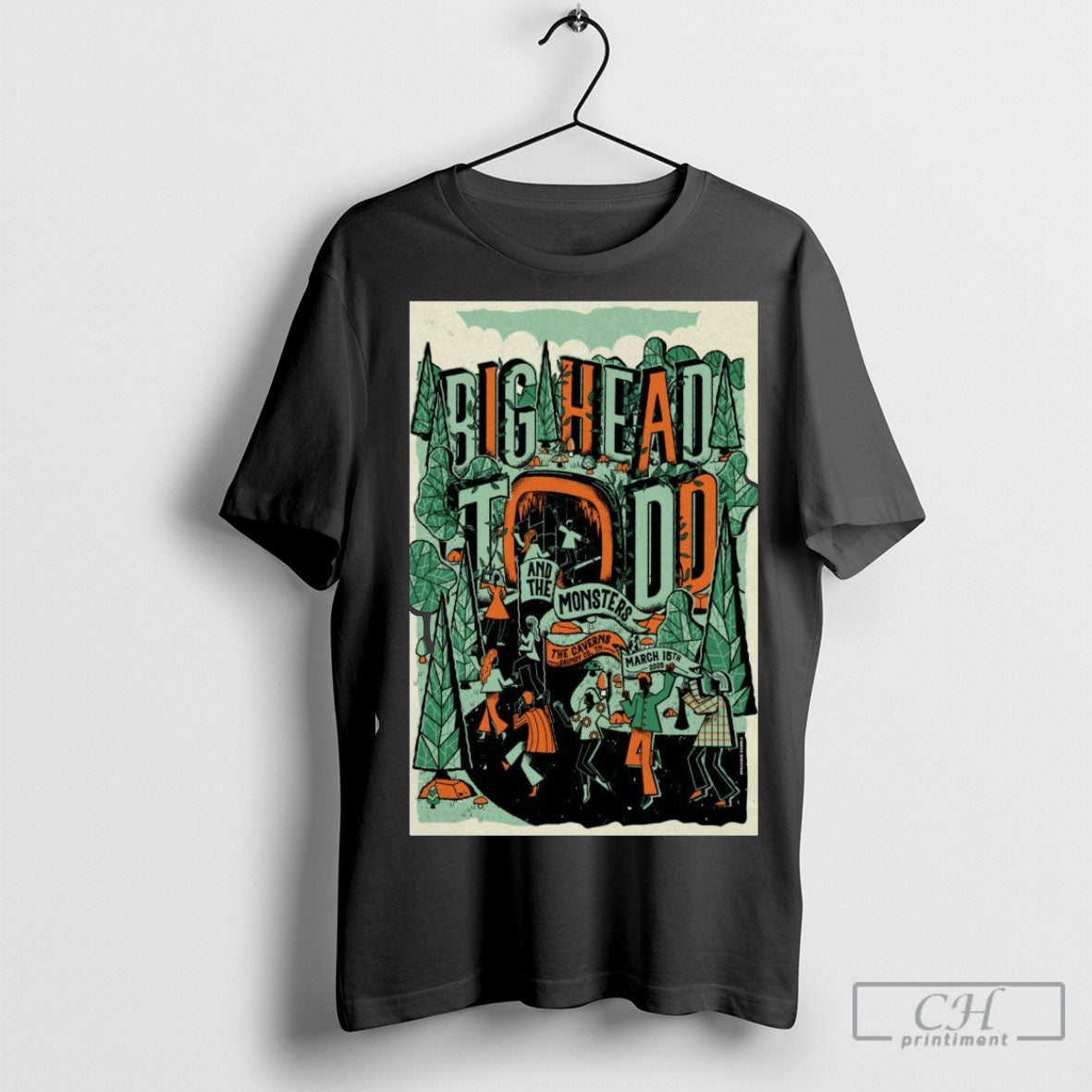 Official Big Head Todd And The Monsters Mar 15 2025 The Caverns Pelham Tn Poster Shirt Sweatshirt
