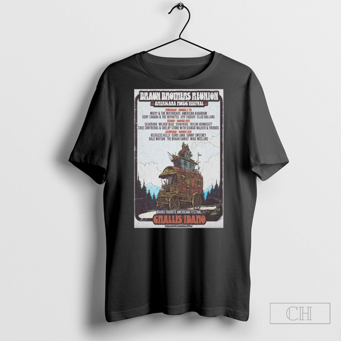 Official Braun Brothers Reunion August 7 9 2025 Challis Golf Course Challis Idaho Poster Shirt Sweatshirt