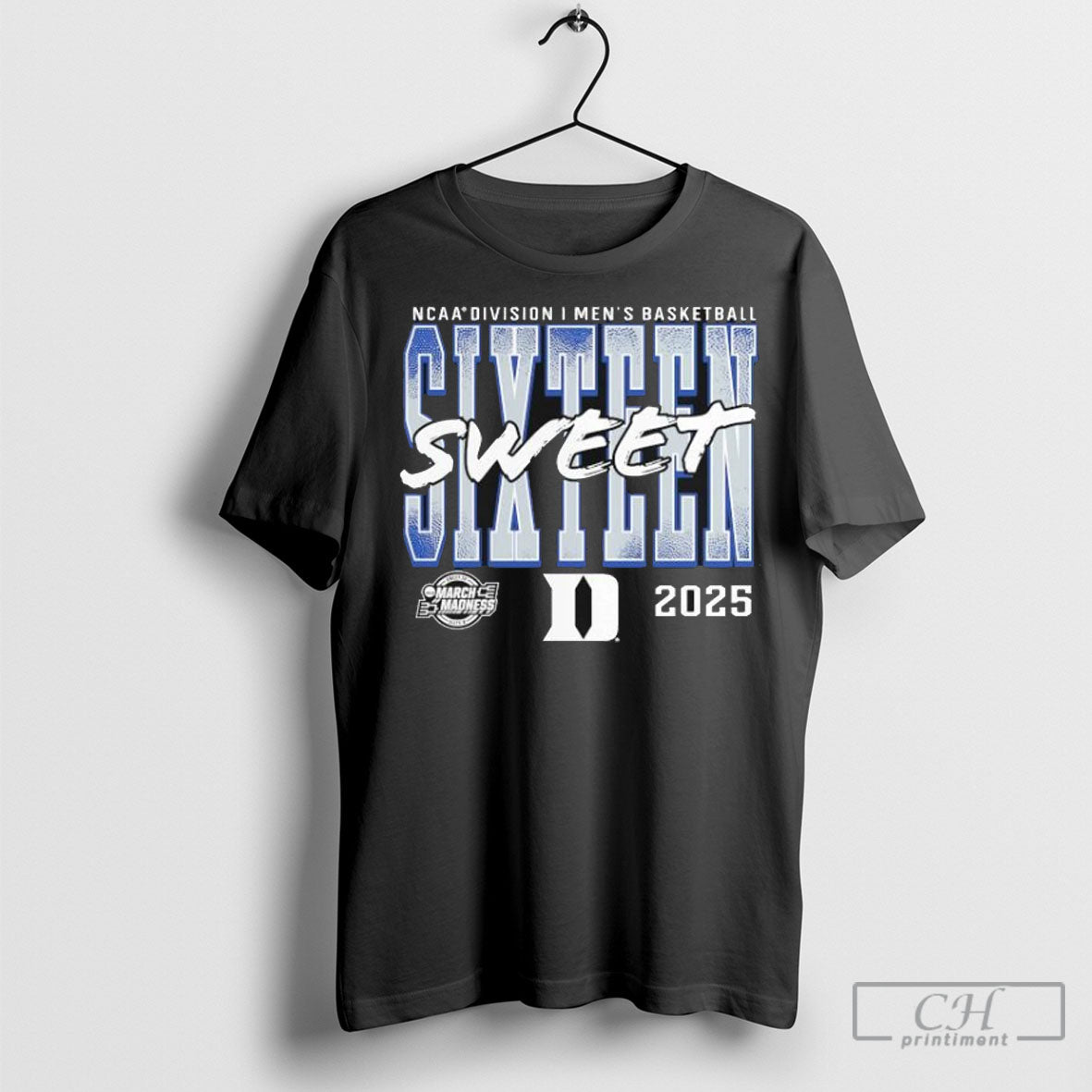 Official Duke Blue Devils 2025 Division Ncaa Mens Basketball Tournament March Madness Sweet 16 T Shirt Sweatshirt Poster