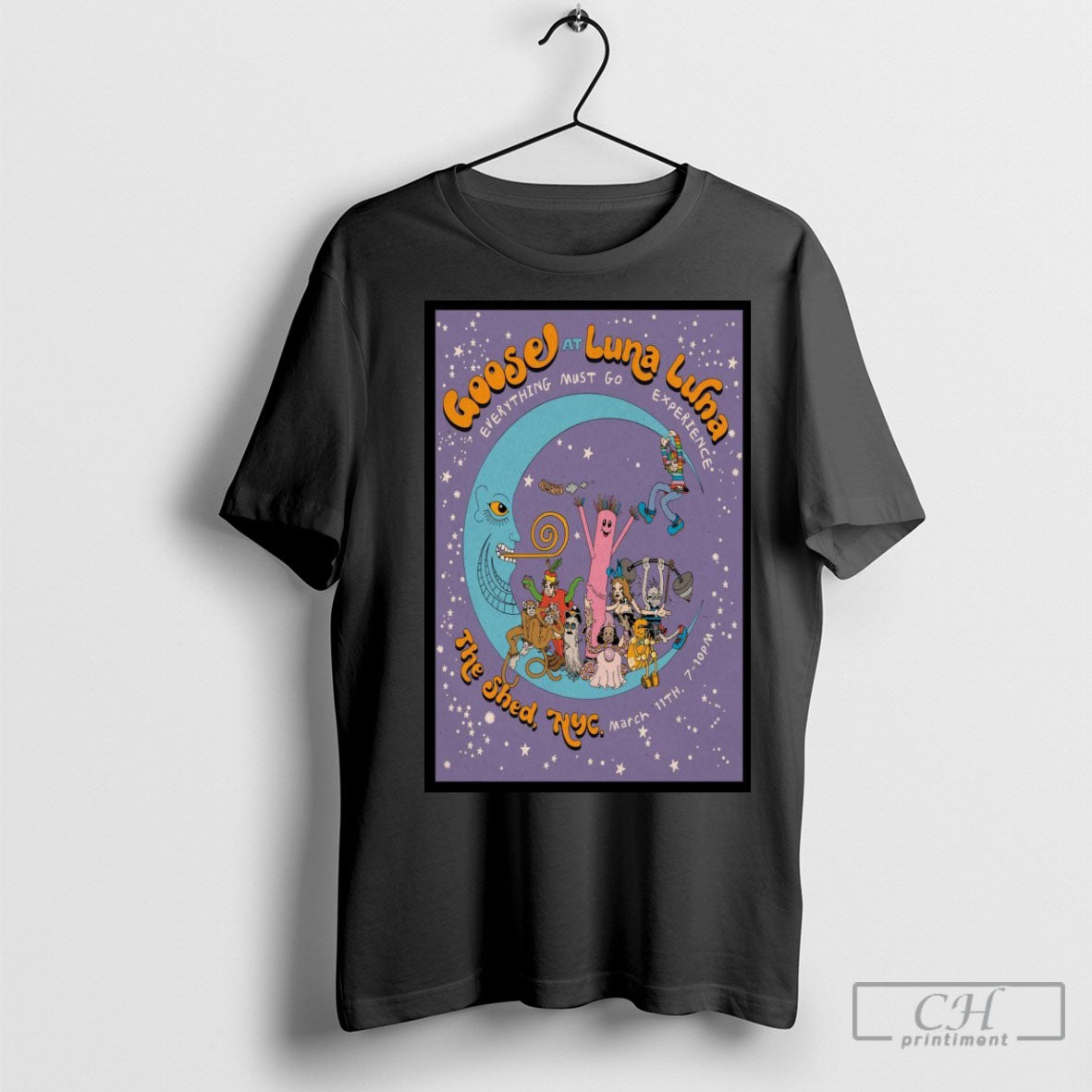 Official Goose At Luna Luna The Shed In New York Ny Mar 11 2025 Tour Poster Shirt Sweatshirt