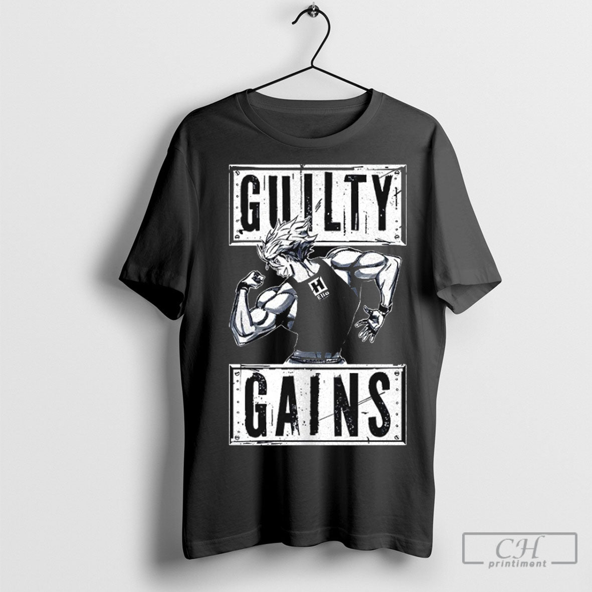 Official Guilty Gains Gym Workout Shirt Sweatshirt Poster