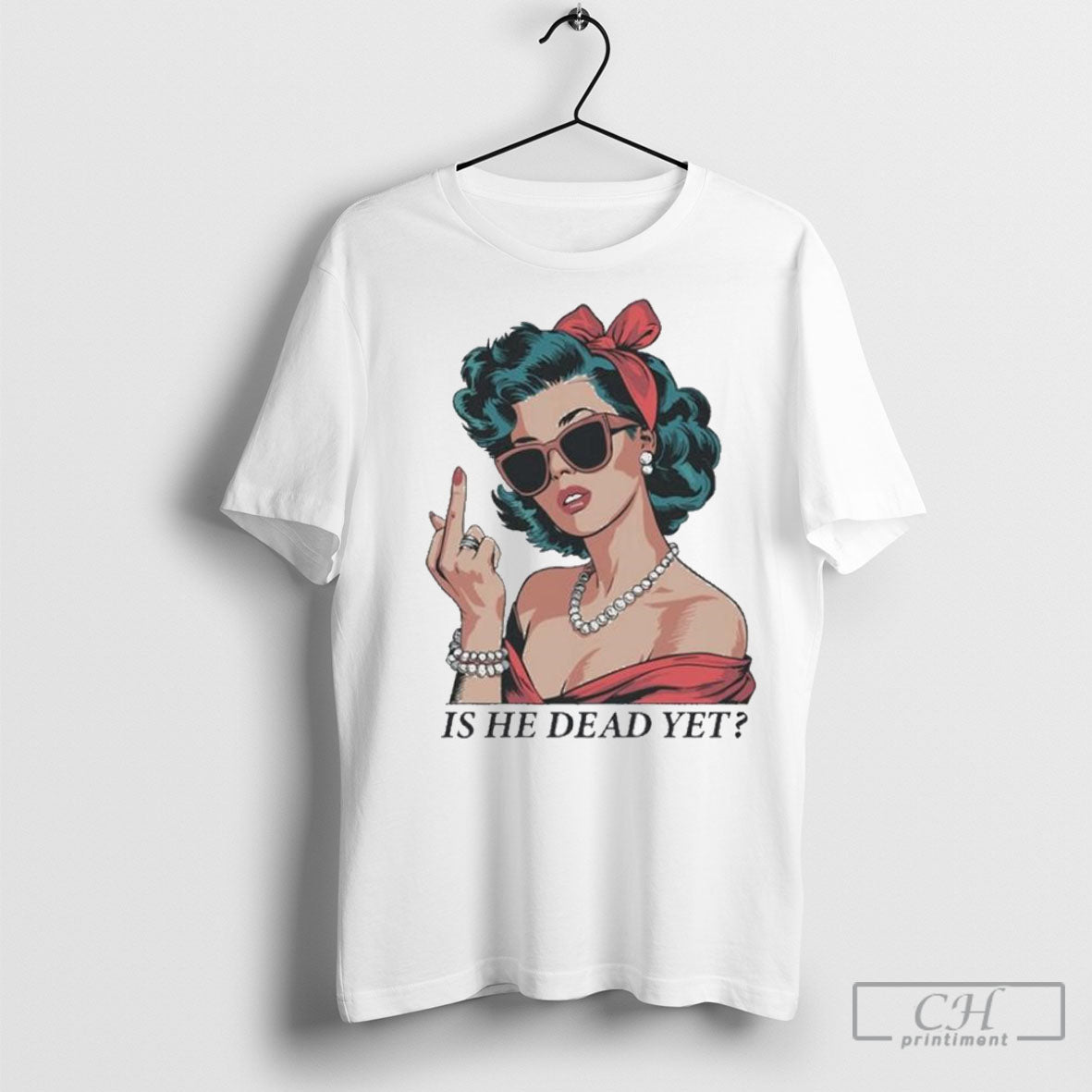 Official Is He Dead Yet Shirt Sweatshirt Cutom Poster Coffee Mugs Ornaments