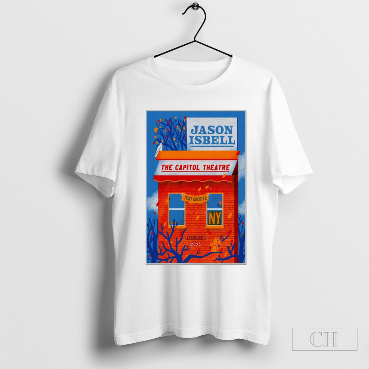 Official Jason Isbell Capitol Theatre Port Chester Ny 02 20 2025 Concert Poster Shirts