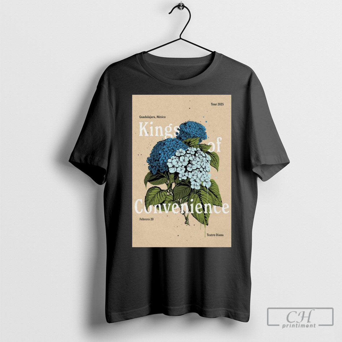 Official Kings Of Convenience Teatro Diana Feb 20 2025 Guadalajara Poster Shirt