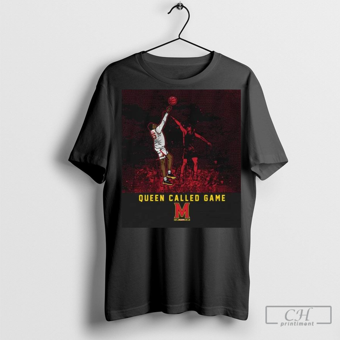 Official Maryland Basketball Derik Queen Called Game Shirt Hoodie