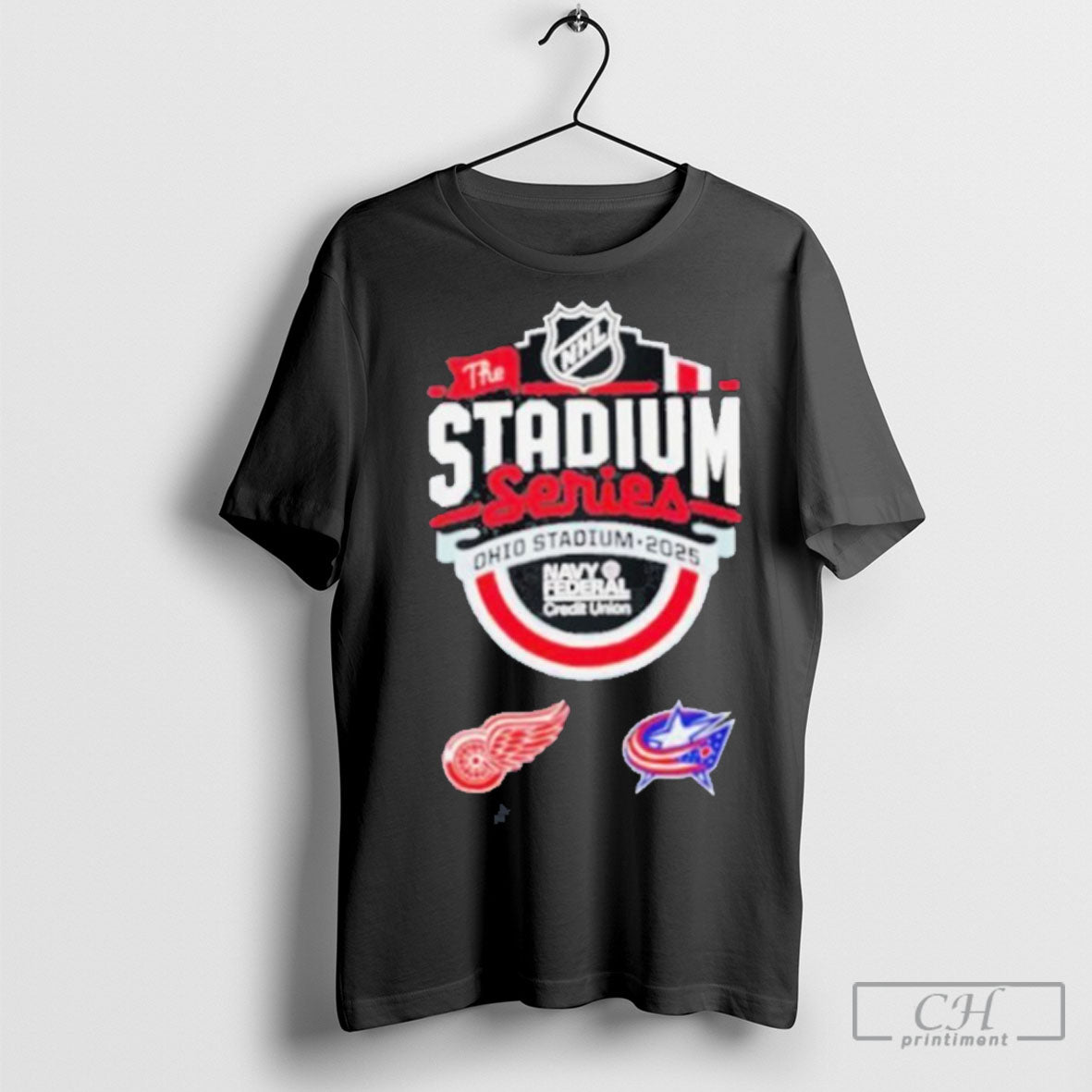 Official Nhl The Stadium Series Detroit Red Wings Vs Columbus Blue Jackets 2025 Shirt Sweatshirt Cutom Poster Coffee Mugs Ornaments