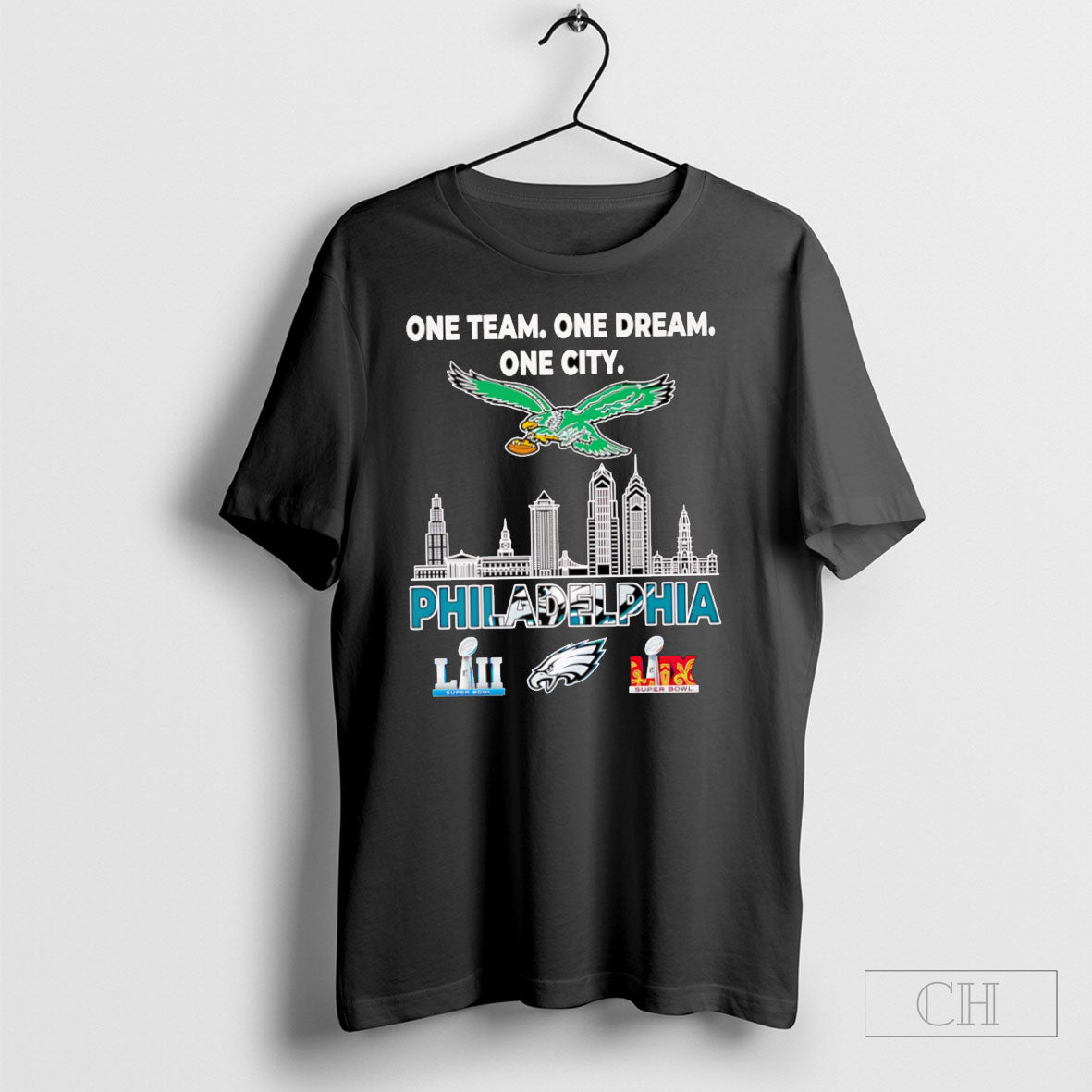 Official One Team One Dream One City Philadelphia Eagles Shirt Sweatshirt Poster