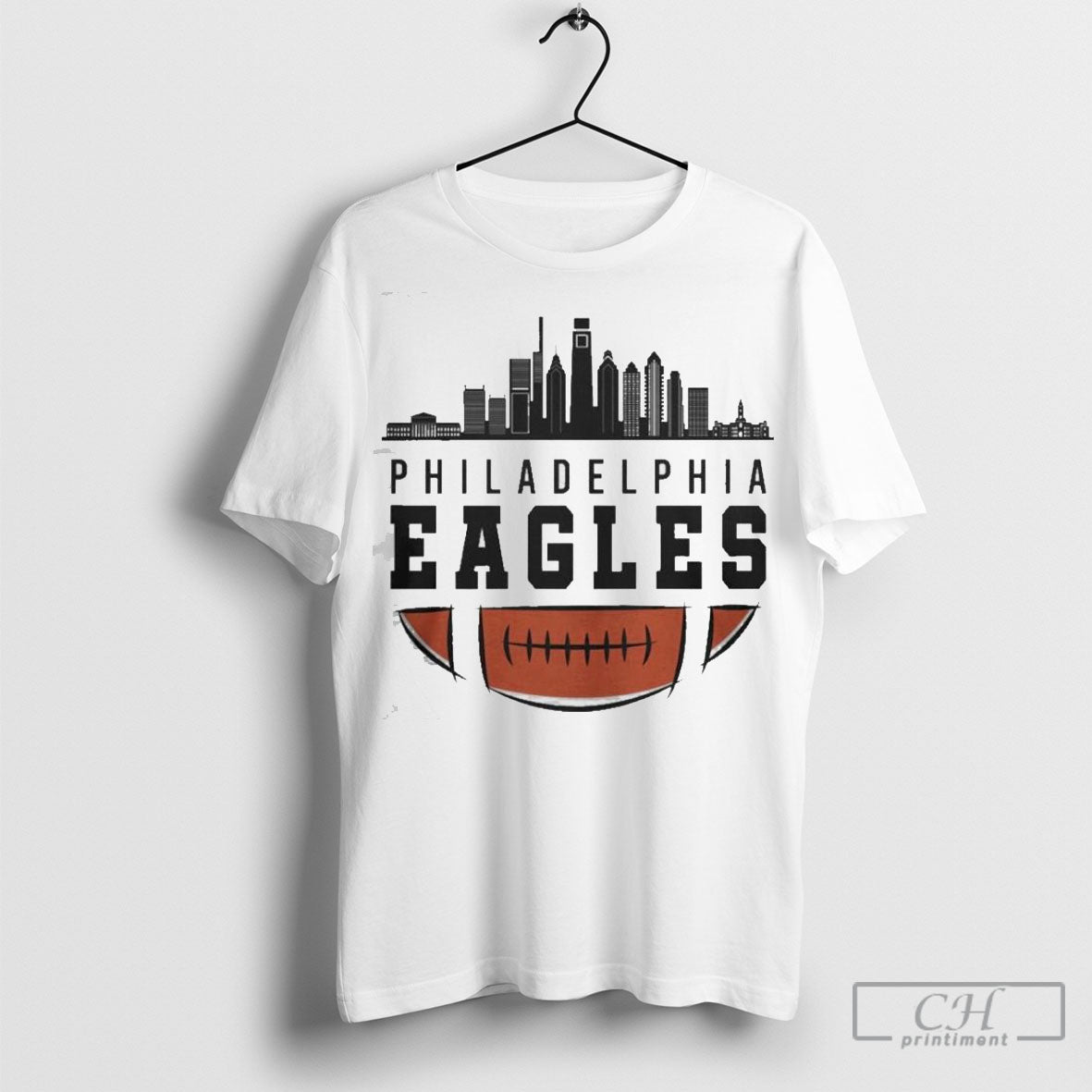 Official Philadelphia Eagles Nfl 2025 City Skyline American Football Team T Shirt Sweatshirt Cutom Poster Coffee Mugs Ornaments