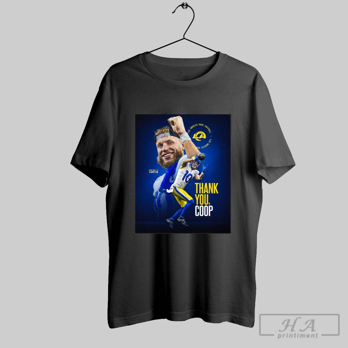 Official Poster Nfl Los Angeles Rams Football Thank You For Everything Cooper Kupp Super Bowl Lvi Champion T Shirt
