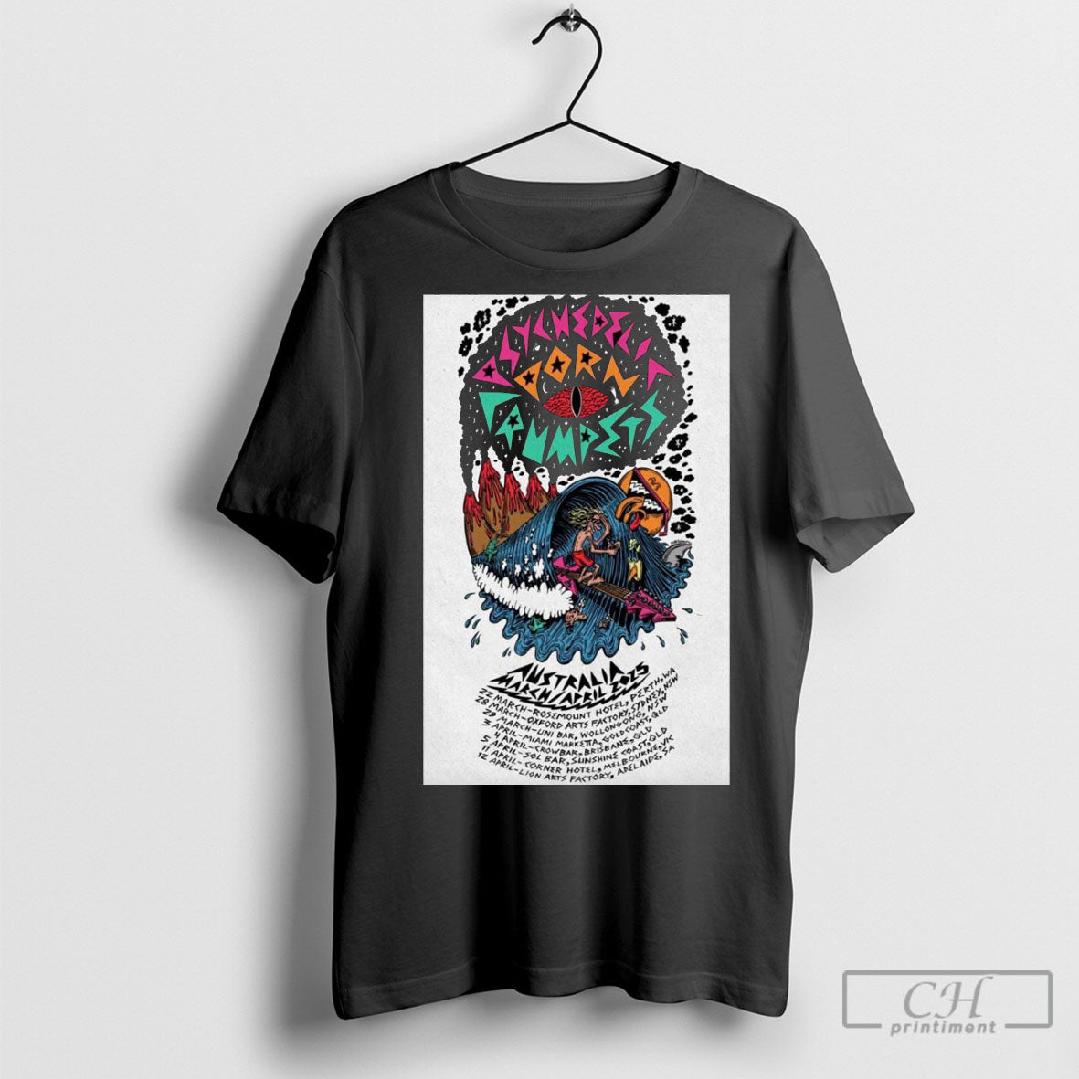 Official Psychedelic Porn Crumpets Tour Australia March And April 2025 Poster Shirt Sweatshirt