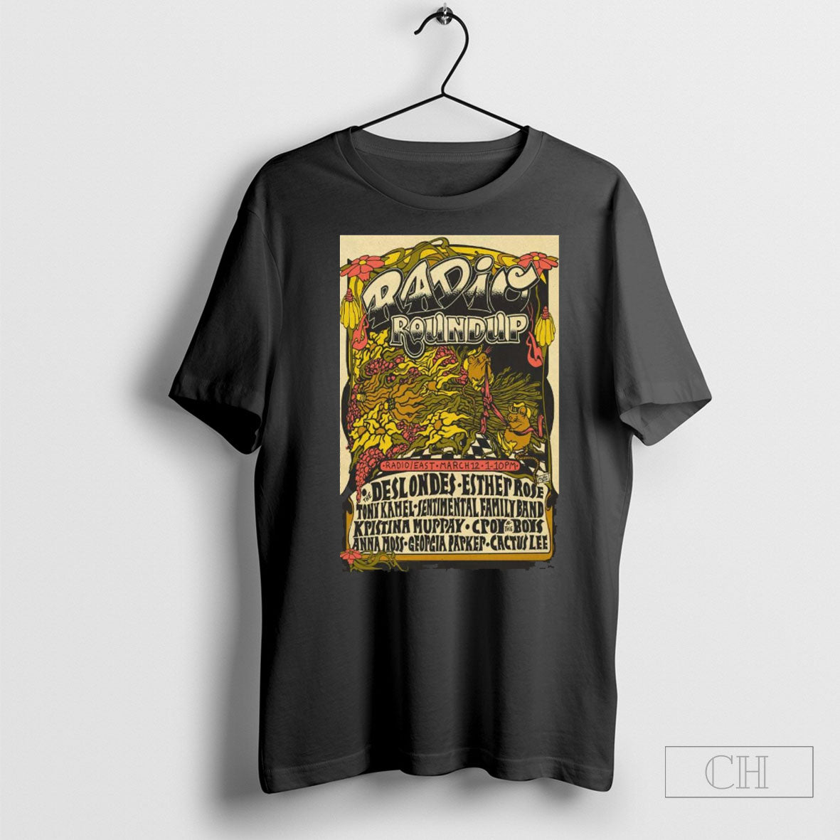 Official Radio Round Up March 12 2025 Austin Tx Poster Shirts