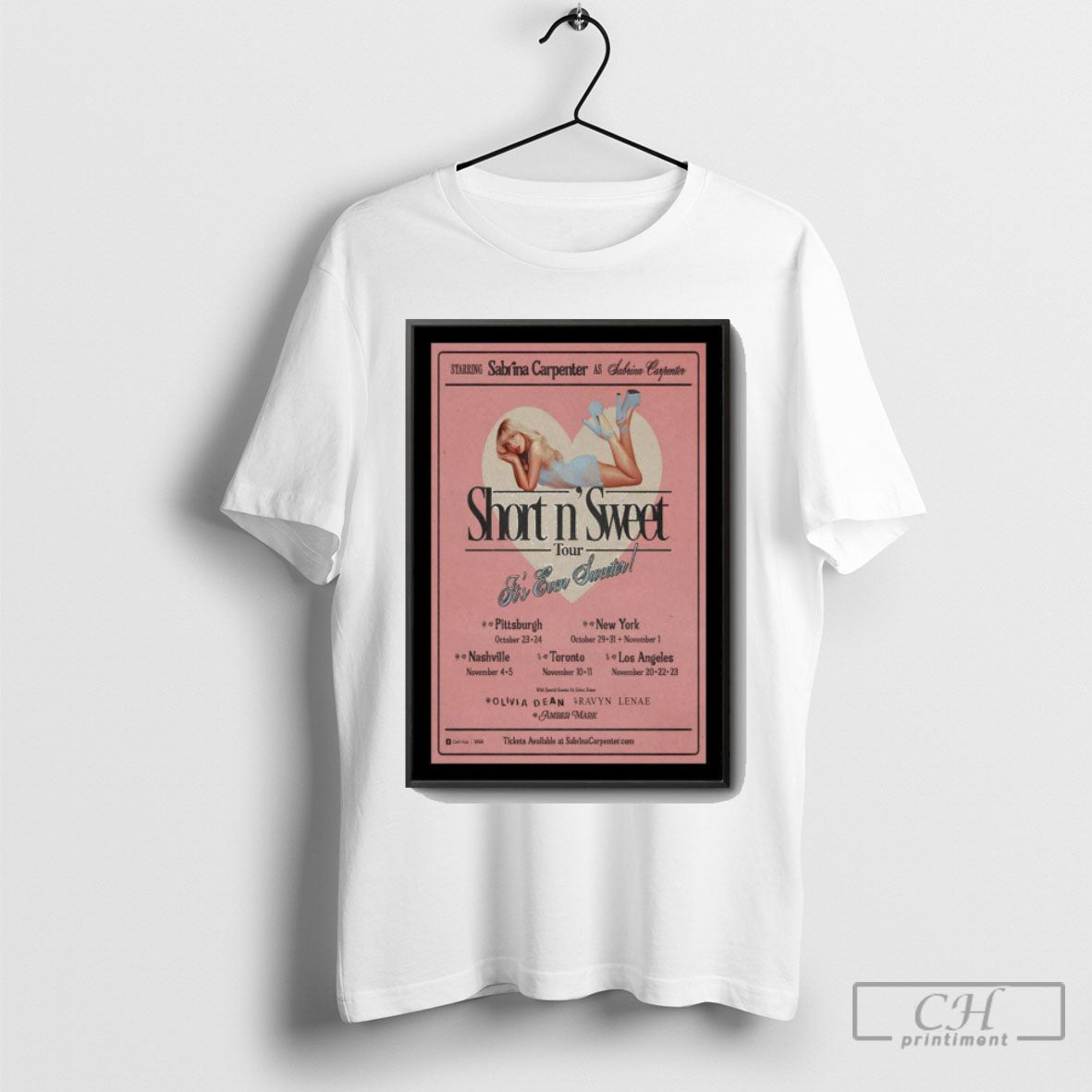 Official Sabrina Carpenter Tour Poster Hot Shirt Sweatshirt