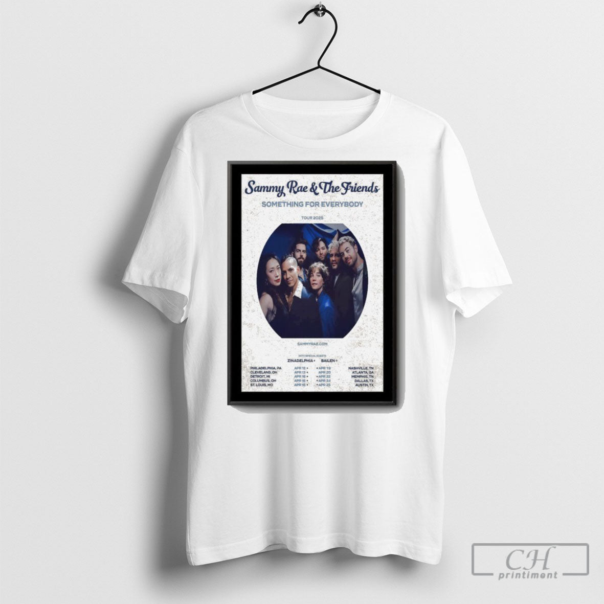 Official Sammy Rae The Friends Something For Everybody 2025 Poster Shirt Sweatshirt