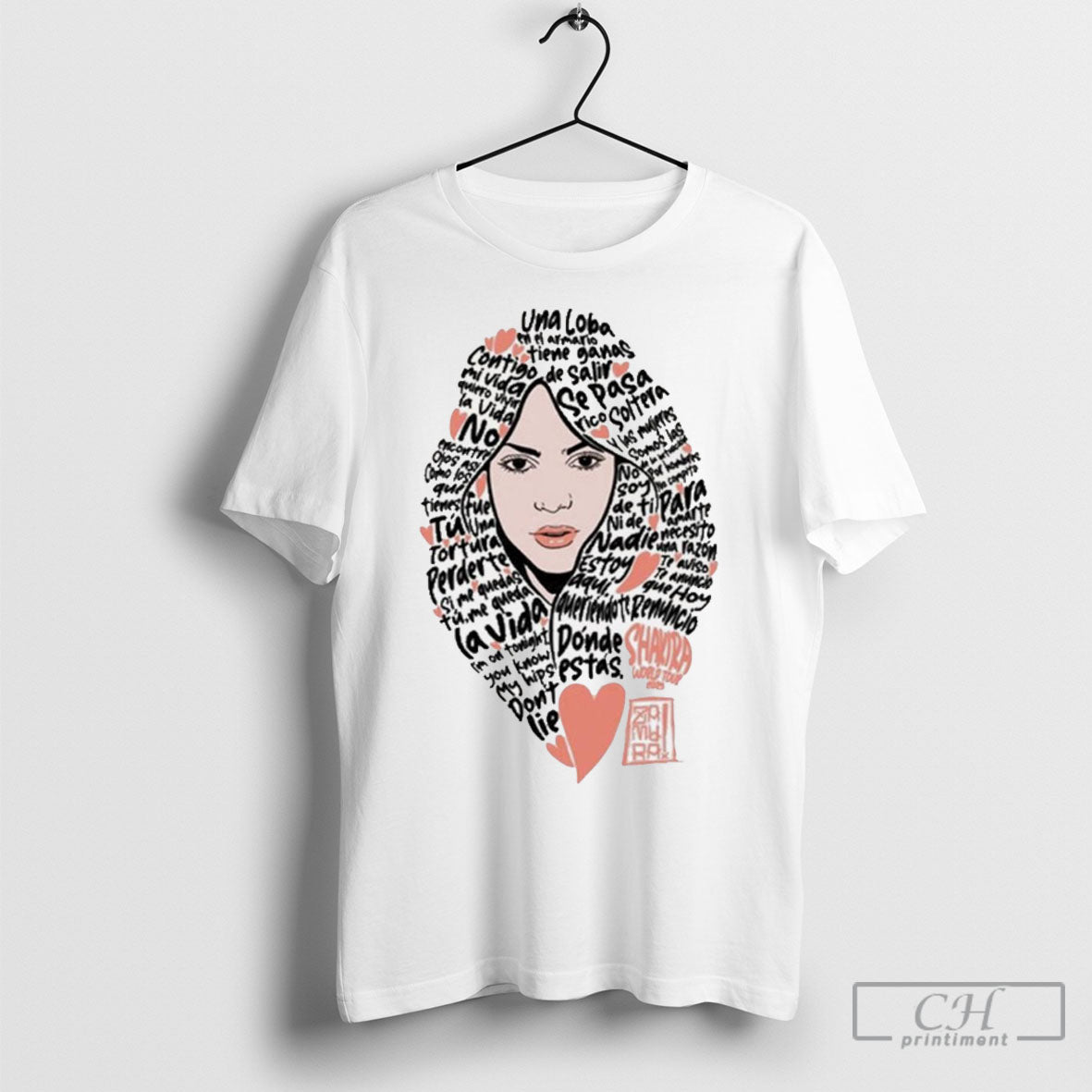 Official Shakira Song Las Mujeres Ya No Lloran World Tour 2025 Graphic T Shirt Sweatshirt Poster