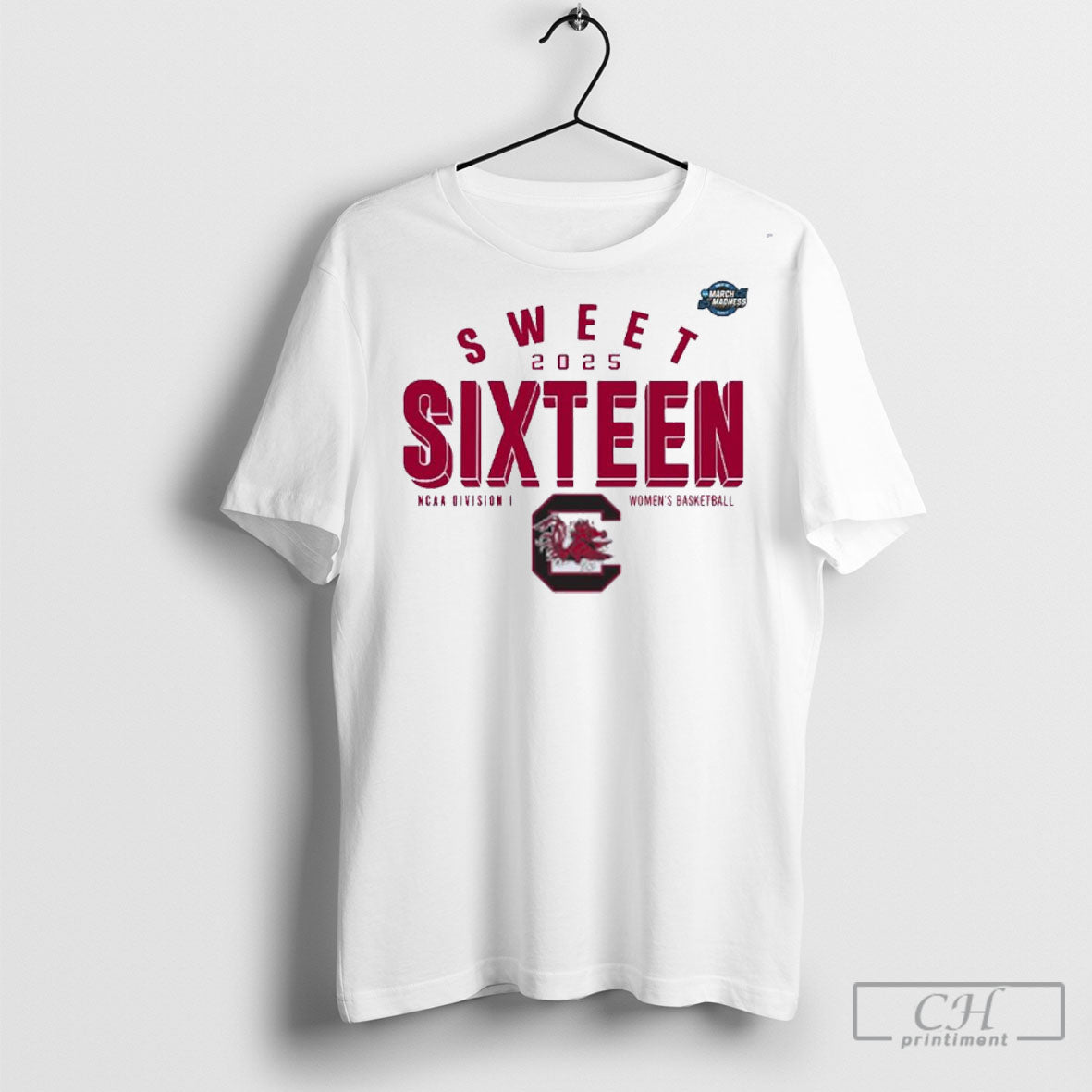 Official South Carolina Gamecocks Sweet Sixteen 2025 Ncaa Womens Basketball Tournament March Madness Shirt Sweatshirt Poster