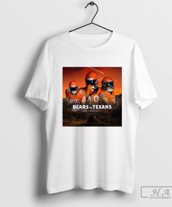 Official Space City showdown Chicago Bears vs Houston Texans Sep 15-2024 NFL Poster T-shirt