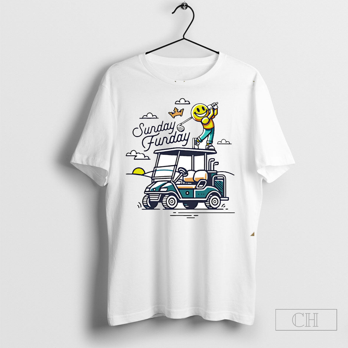 Official Sunday Funday Golf Shirt Sweatshirt Poster