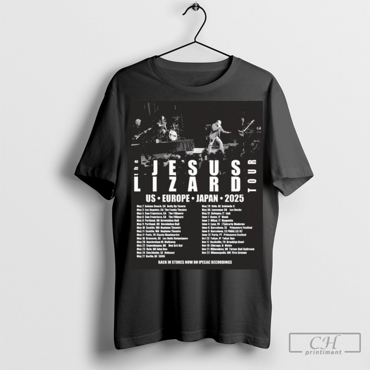 Official The Jesus Lizard Us Europe And Japan Tour 2025 Dates Shirt Sweatshirt Poster