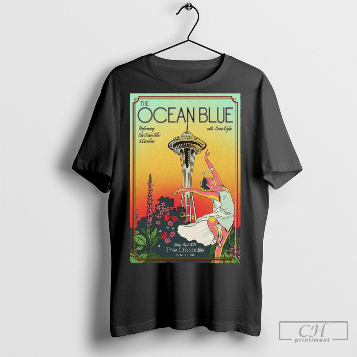 Official The Ocean Blue With Brian Tighe May 2 2025 The Crocodile Seattle Wa Tour T Shirt Hoodie