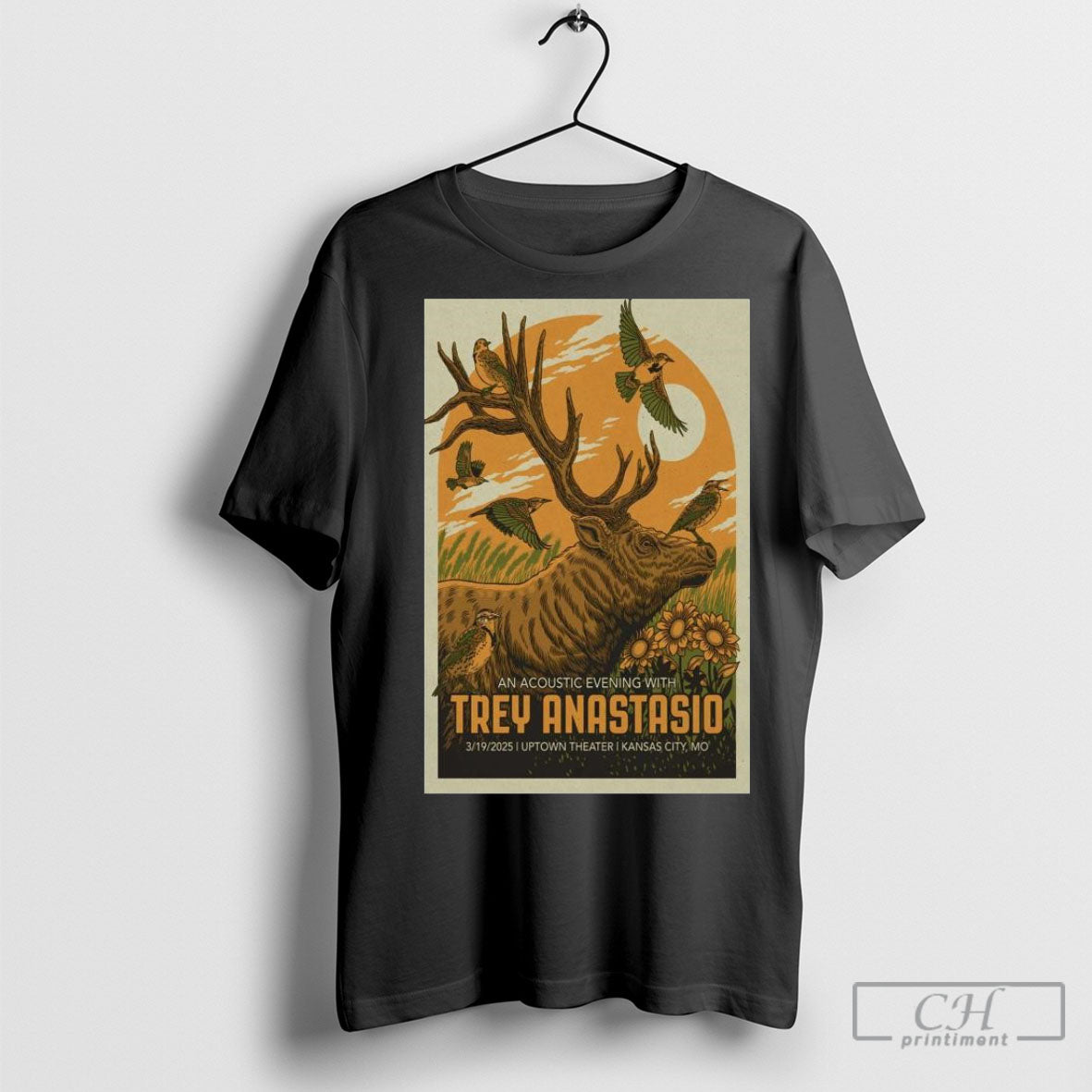 Official Trey Anastasio Mar 19 2025 Uptown Theater Kansas City Mo Concert Shirt Sweatshirt Poster