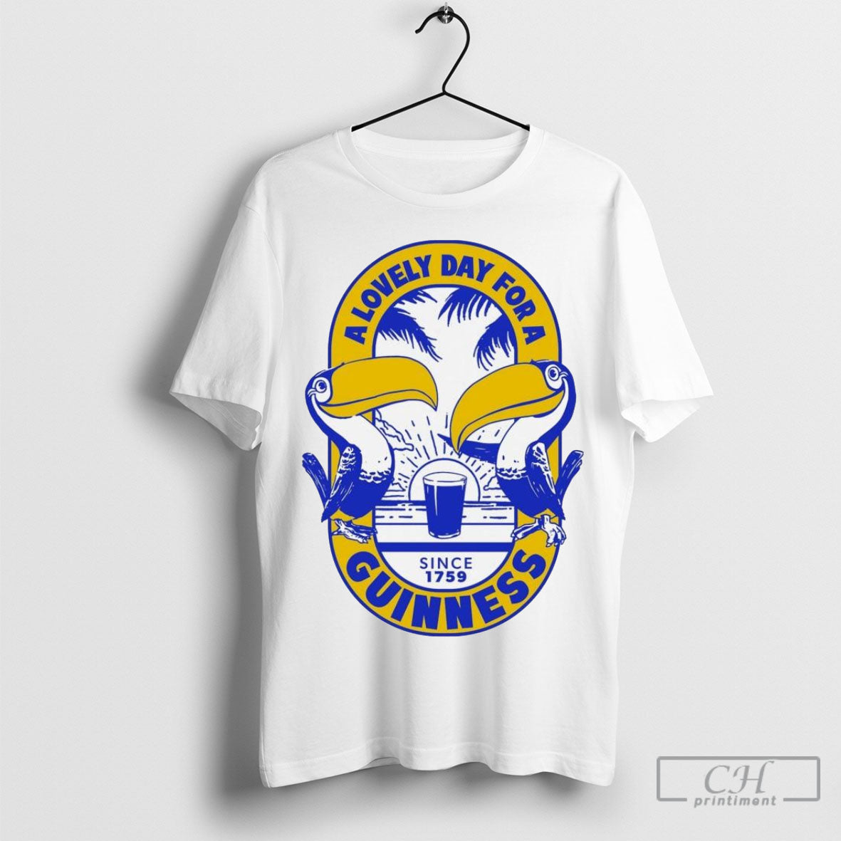 Official Unik Clothing Guinness X Un Ik Tropical Shirt Sweatshirt Poster