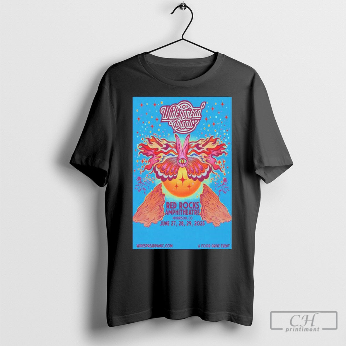 Official Widespread Panic June 27 29 2025 Morrison Co Poster T Shirt Sweatshirt