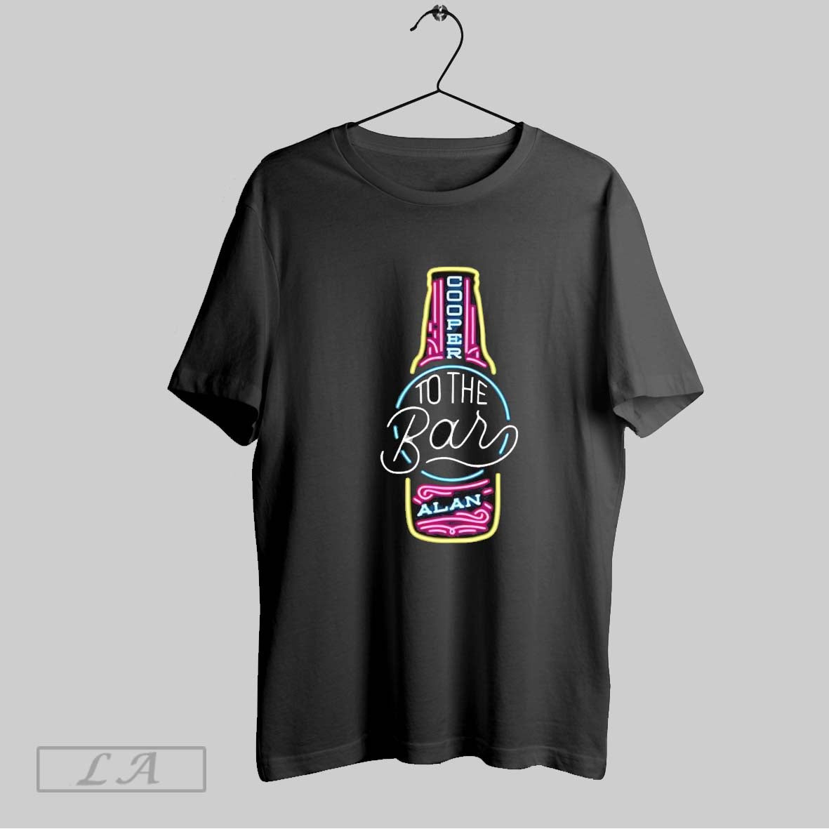 Original Cooper Alan To The Bar Neon T Shirt Sweatshirt Hoodie Shirt