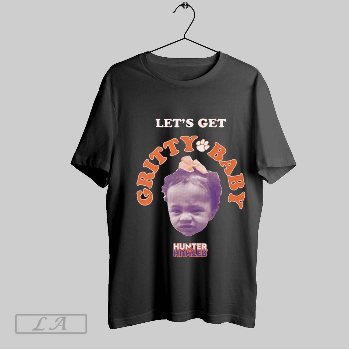 Original Lets Get Gritty Baby Chase And Dillon Hunter Family Of Grit Clemson Tigers T Shirt Sweatshirt Hoodie Shirt