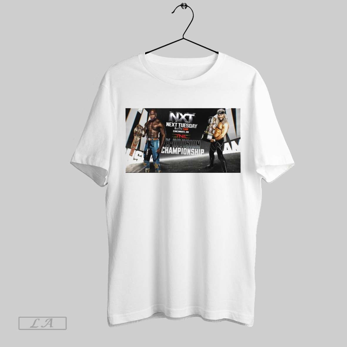 Original Nxt Next Tuesday Tna X Division Championship Moose Vs Lexis King Wwe 2025 Poster T Shirt Sweatshirt Tee Shirt