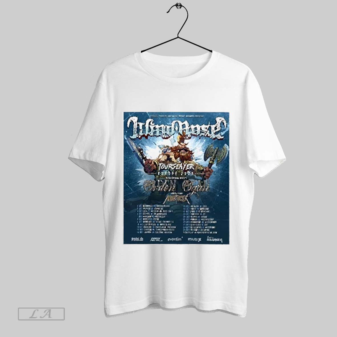 Original Wind Rose Band Tourslayer Europe 2025 Dates List Two Sides Print T Shirt Sweatshirt Hoodie Shirt