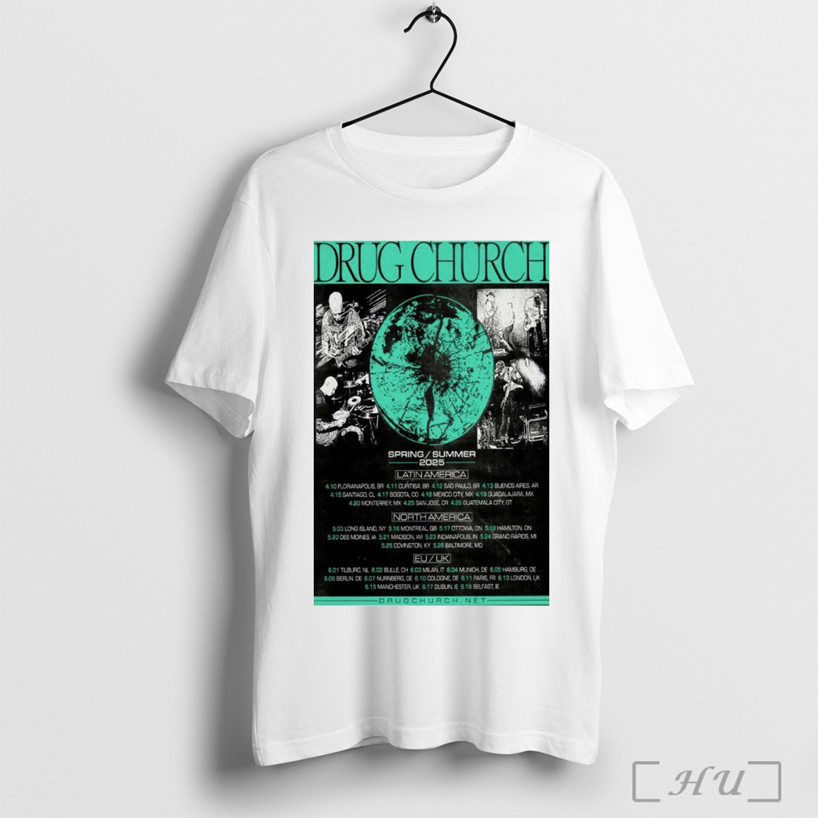 Poster Drug Church Spring Summer Tour 2025 Latin America North America Eu Uk T Shirts Sweatshirt