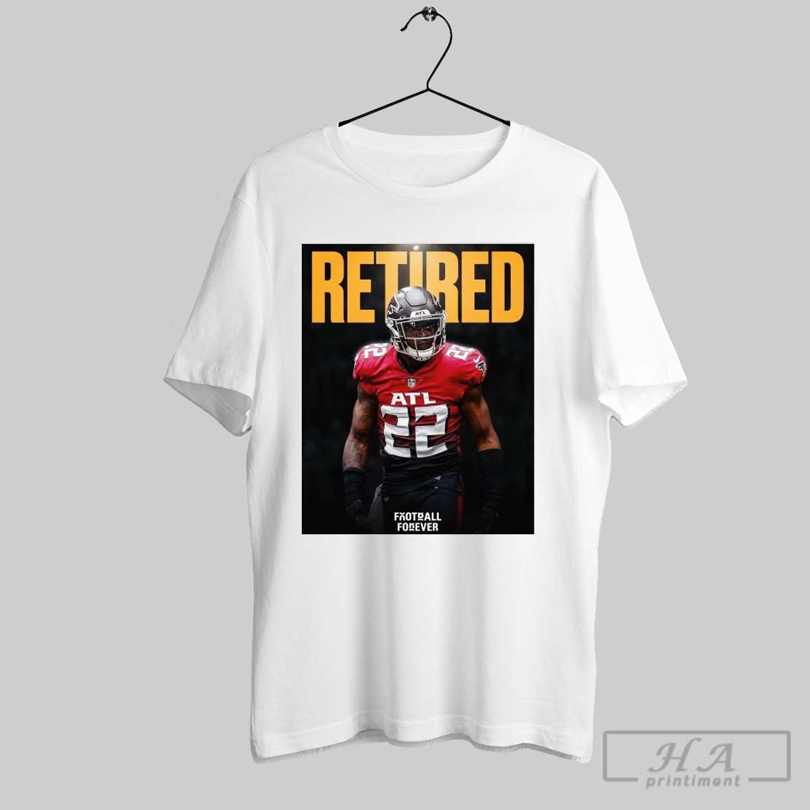 Poster Former Atlanta Falcons Keanu Neal Announced His Retirement From The Nfl After 8 Seasons T Shirt