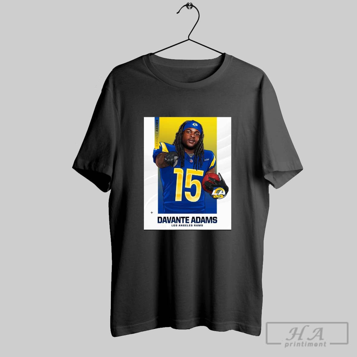 Poster Las Newest Star Davante Adams Los Angeles Rams Football Nfl 2025 T Shirt