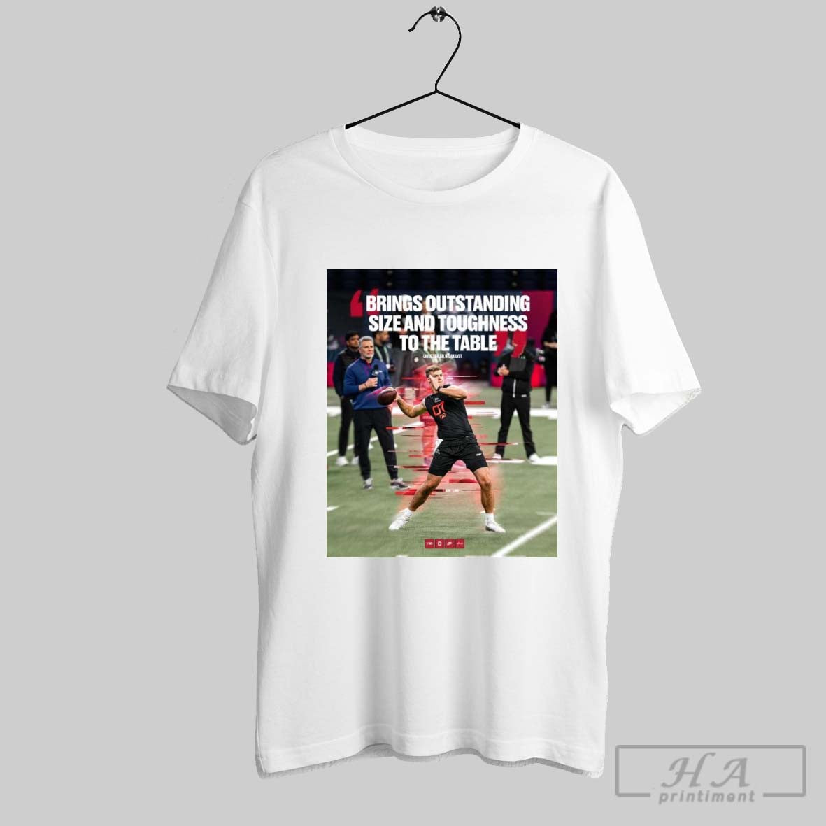 Poster Ohio State Football Brings Outstanding Size And Toughness To The Table Lance Zierlein T Shirt
