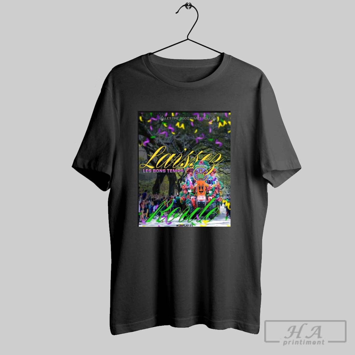 Poster Rolling Into Fat Tuesday College Football Style Let The Good Times Roll College Football Playoff 2025 T Shirt